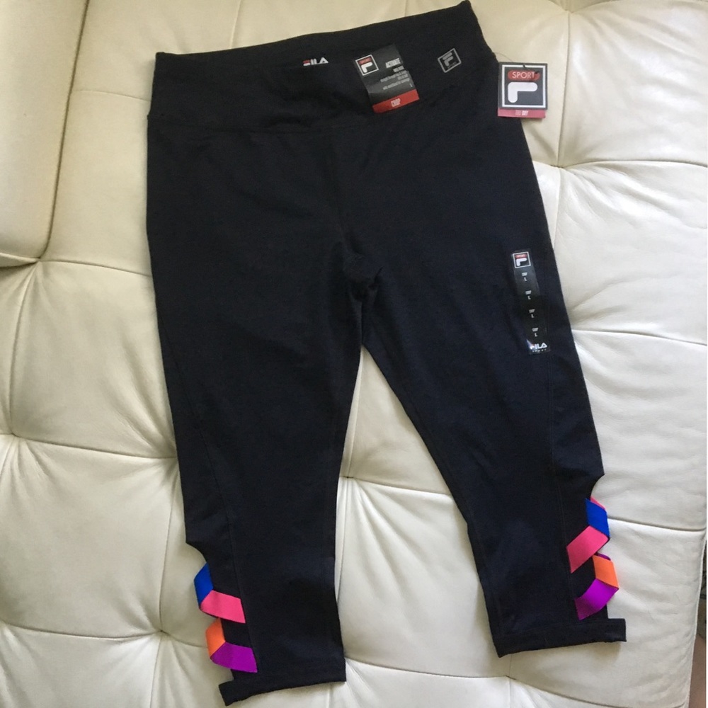 FILA Mid-rise Cropped Workout Pants